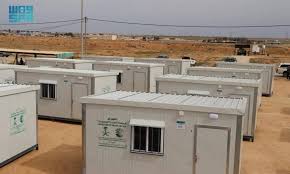 مركز الملك سلمان للإغاثة يدشن مشروع تأمين البيوت المتنقلة للاجئين السوريين بمخيم الزعتري في الأردن