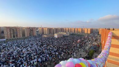 مدينة بدر تشهد أكبر صلاة عيد ومهرجان للسعادة بحضور 45 ألف مصلٍ